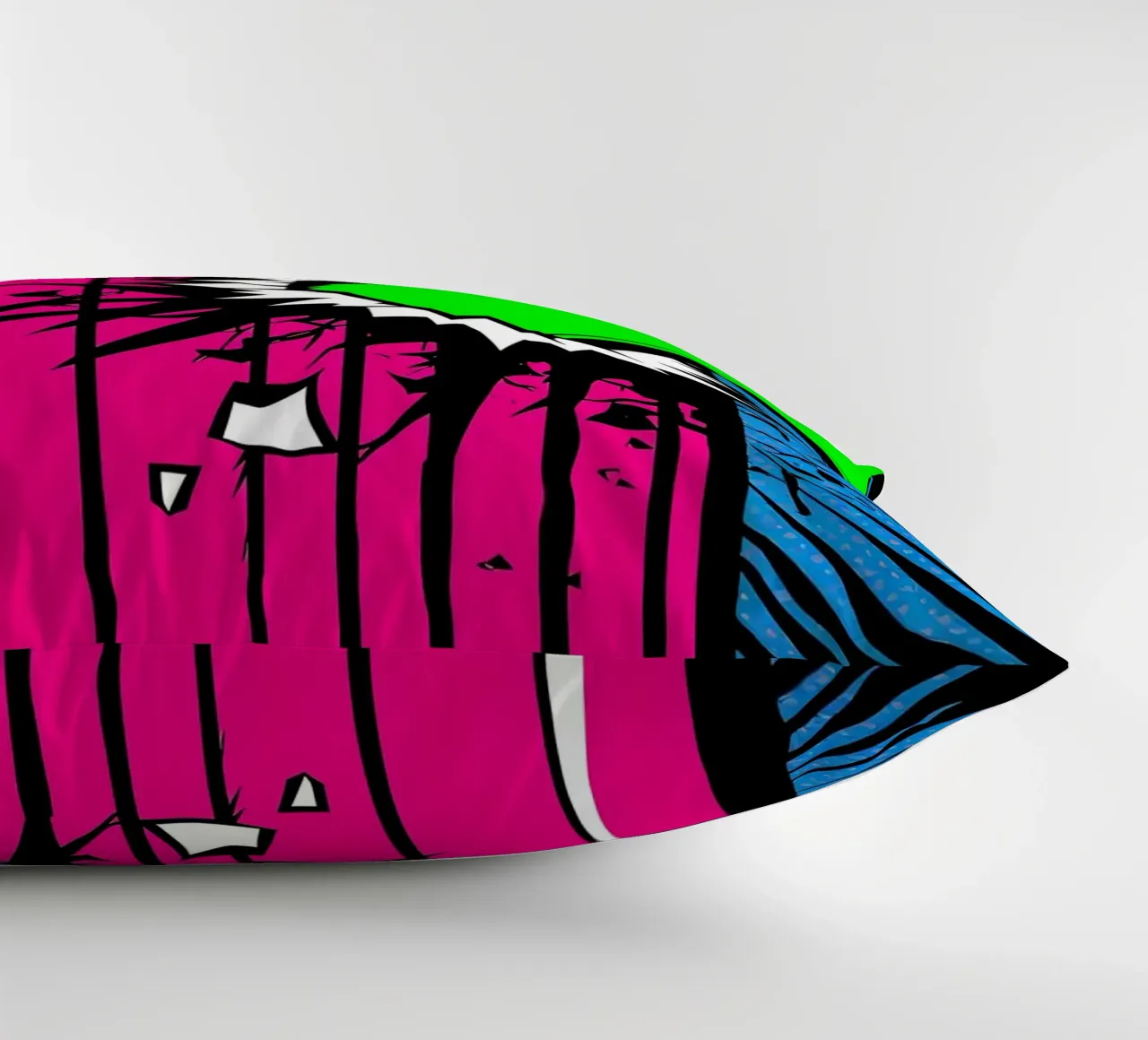 Un pipistrello raggiante - Pop Art cuscino da ColorCrash Gallery