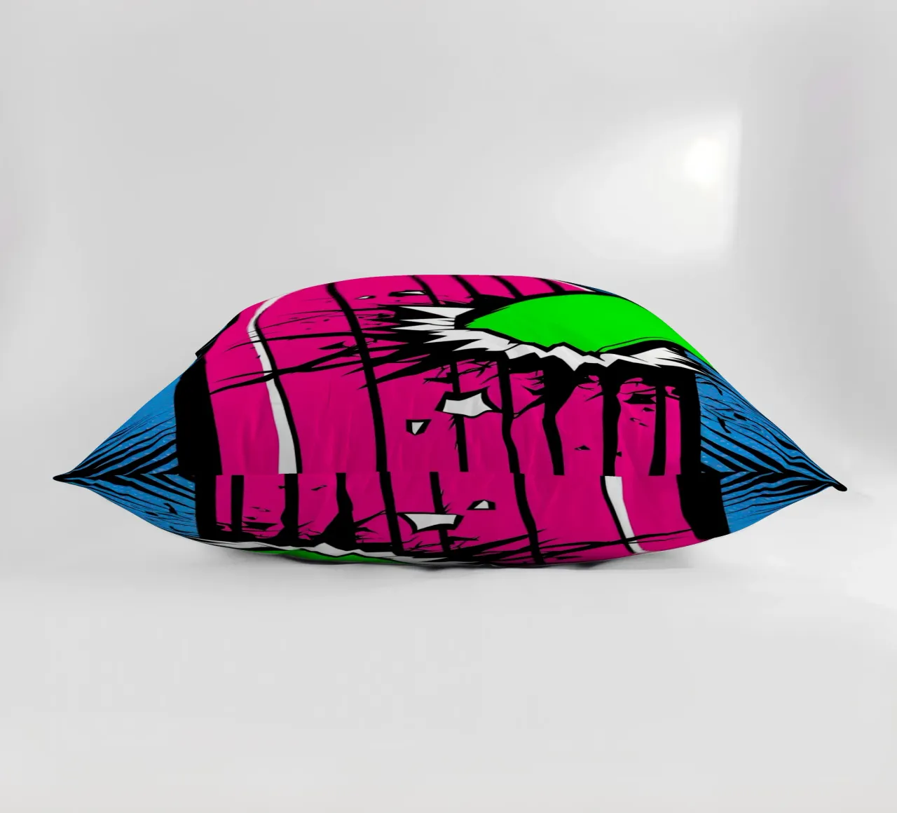 Un pipistrello raggiante - Pop Art cuscino da ColorCrash Gallery