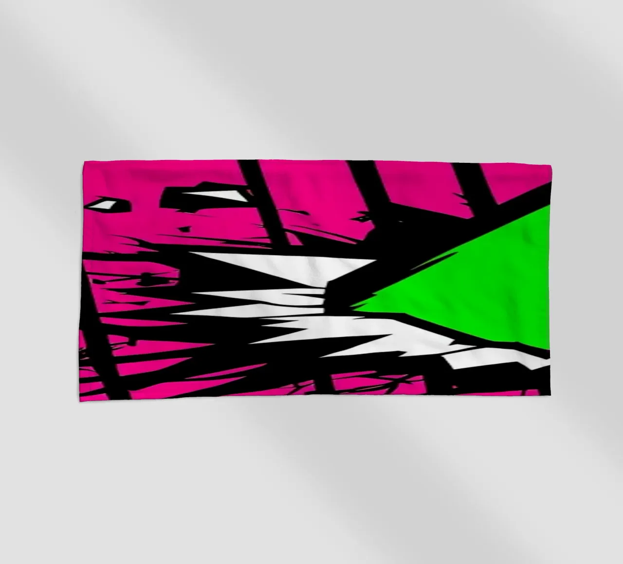 Un pipistrello raggiante - Pop Art telo mare da ColorCrash Gallery