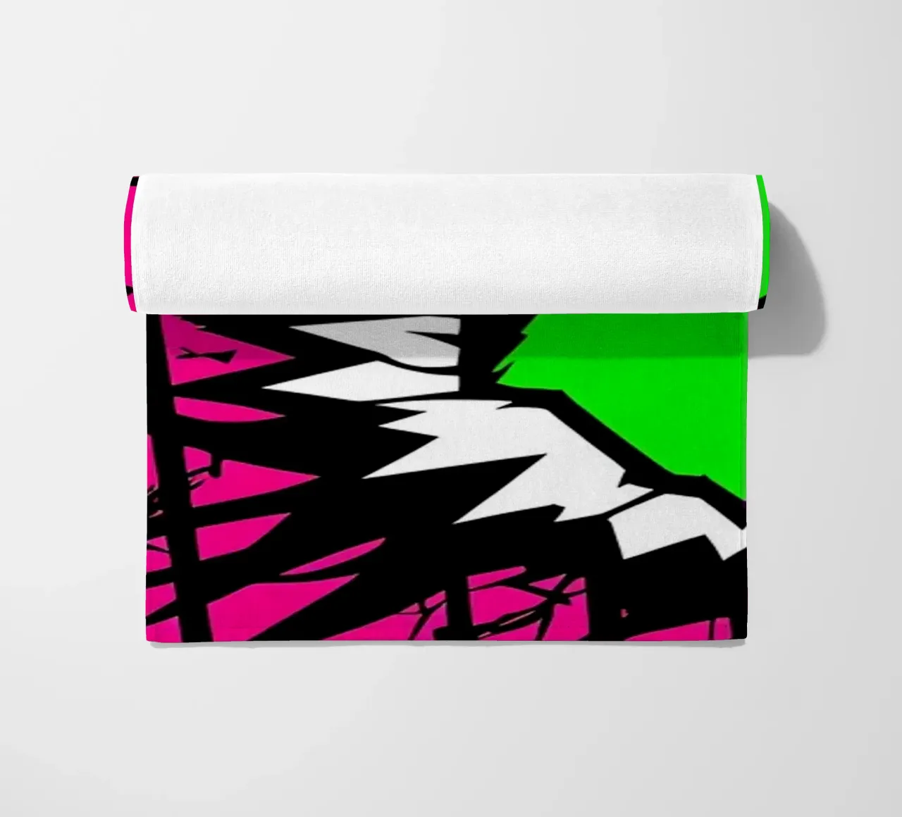 Un pipistrello raggiante - Pop Art telo mare da ColorCrash Gallery