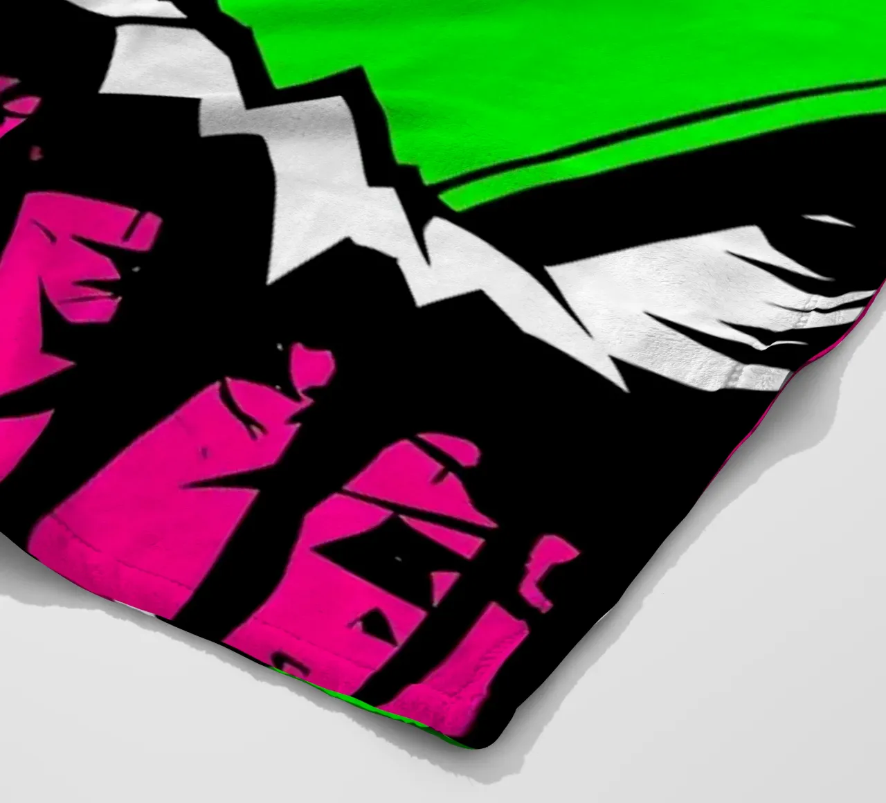 Un pipistrello raggiante - Pop Art coperta in pile da ColorCrash Gallery