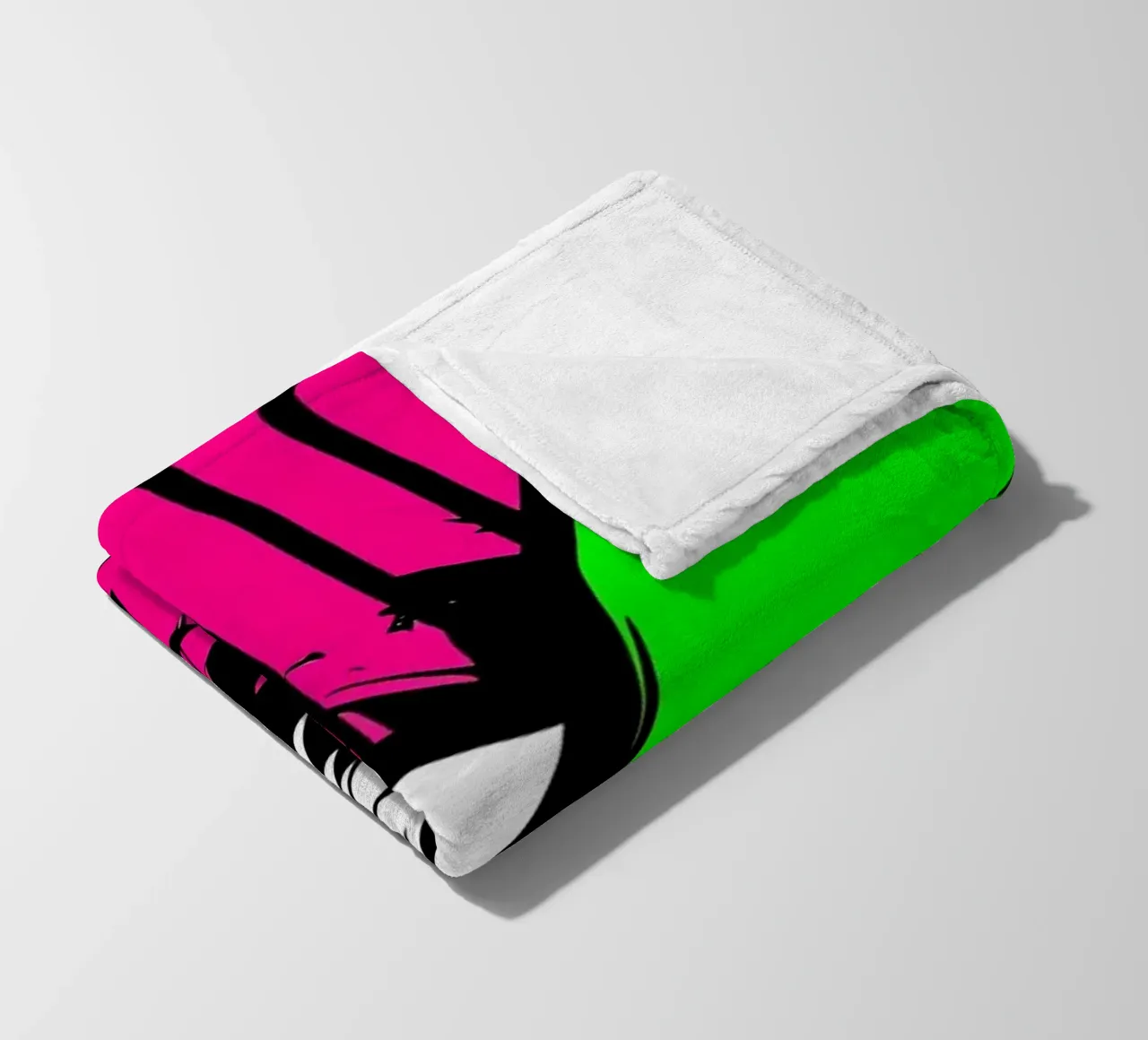 Un pipistrello raggiante - Pop Art coperta in pile da ColorCrash Gallery