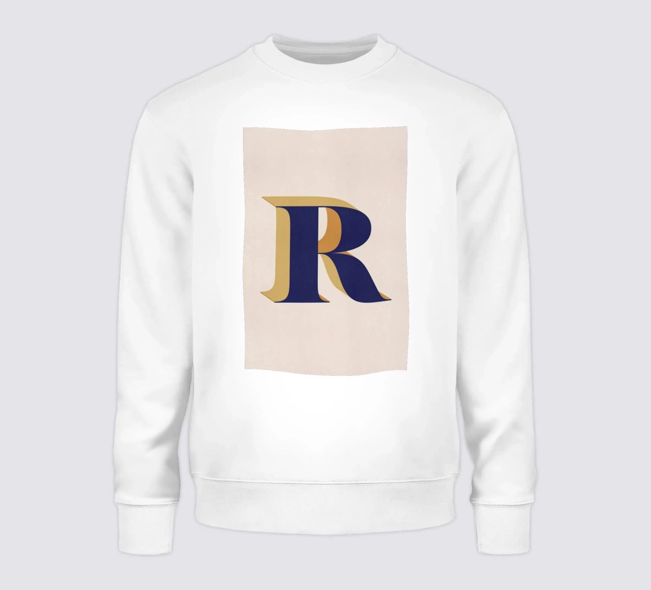 Blue R felpa da daylight design studio
