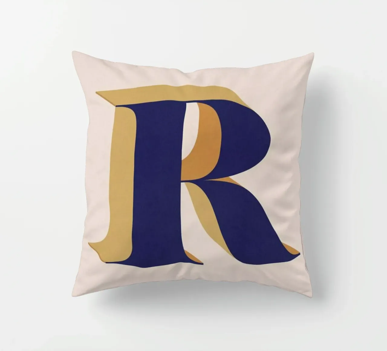 Blue R cuscino da daylight design studio