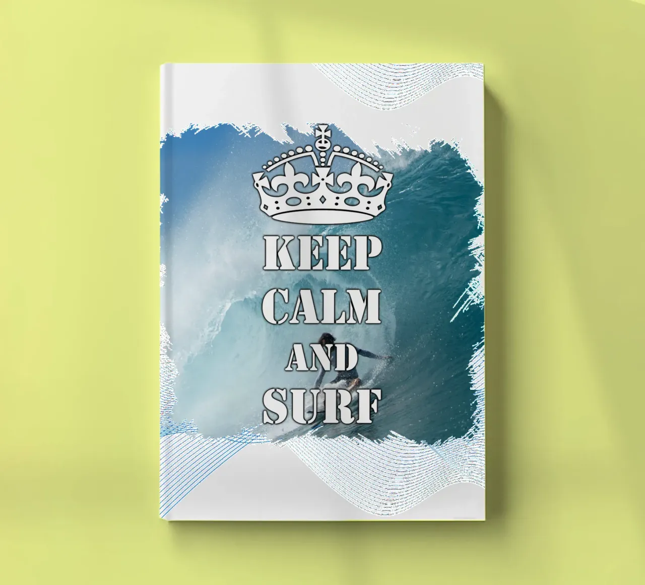 Keep Calm And Surf 78b notebook by surfer28