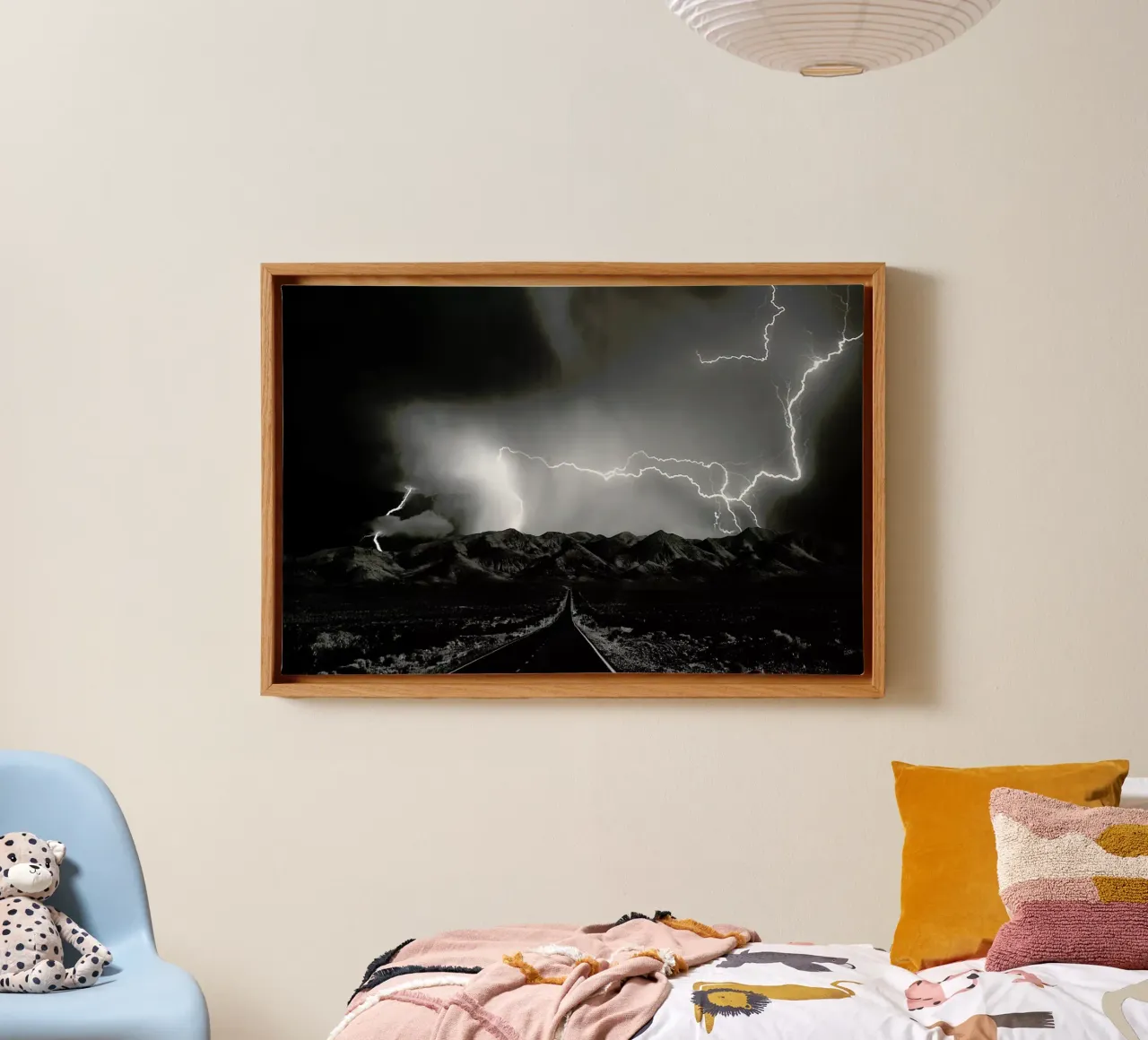 On The Road With The Thunder Gods - Yvette Depaepe tela con Cornice a cassetta da Pictufy