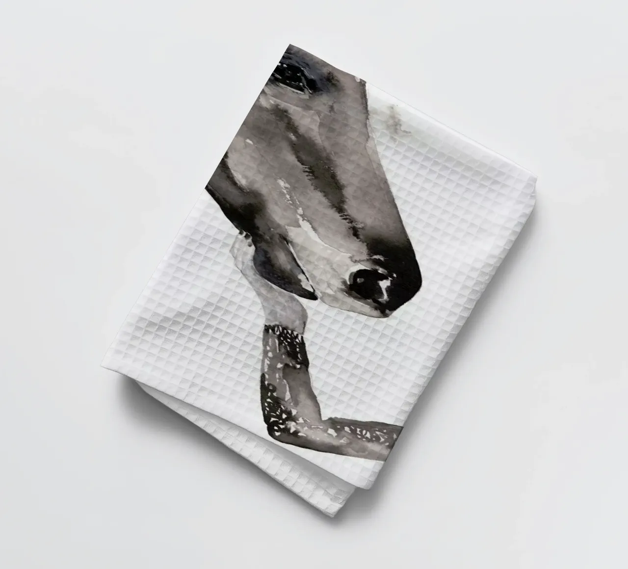 Let's Light It Up tea towel by Victoria Verbaan