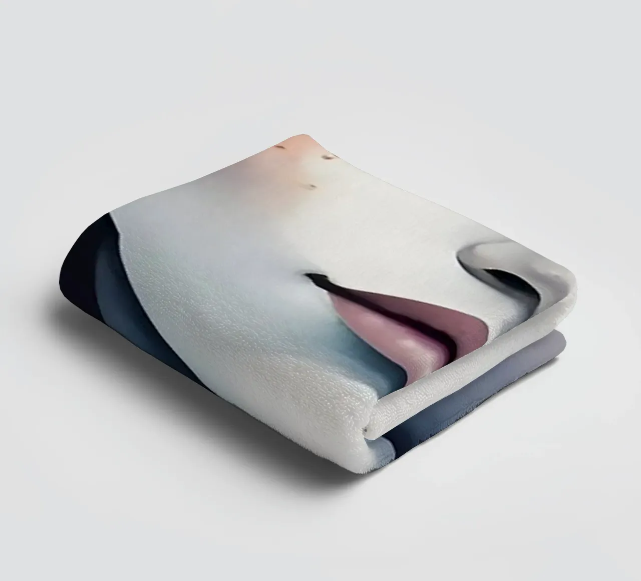 Mädchen und Blumen Aquarell Minimalismus 01 Handtuch von Minimalism