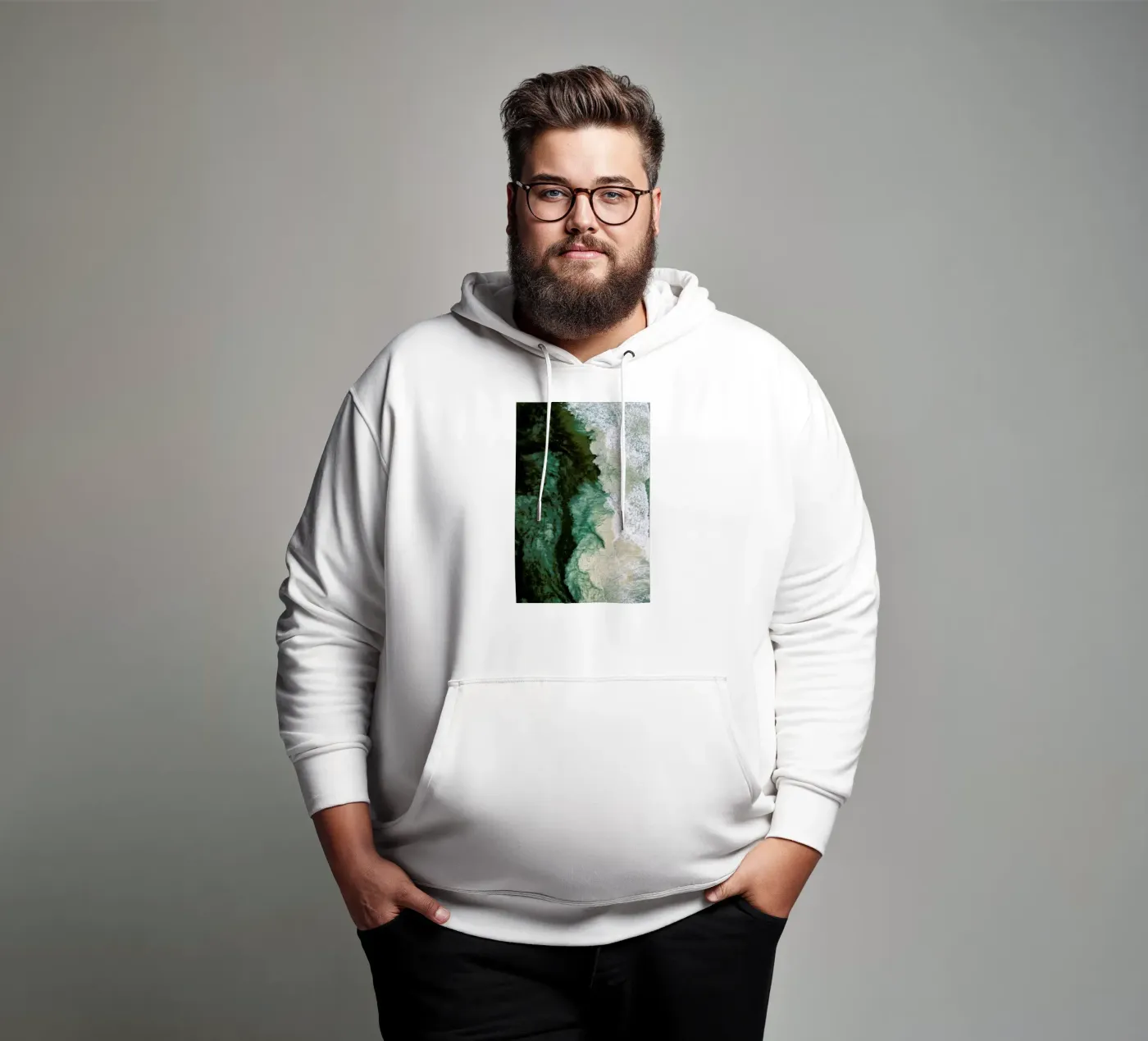 Deep felpa con cappuccio da ROBERTO H