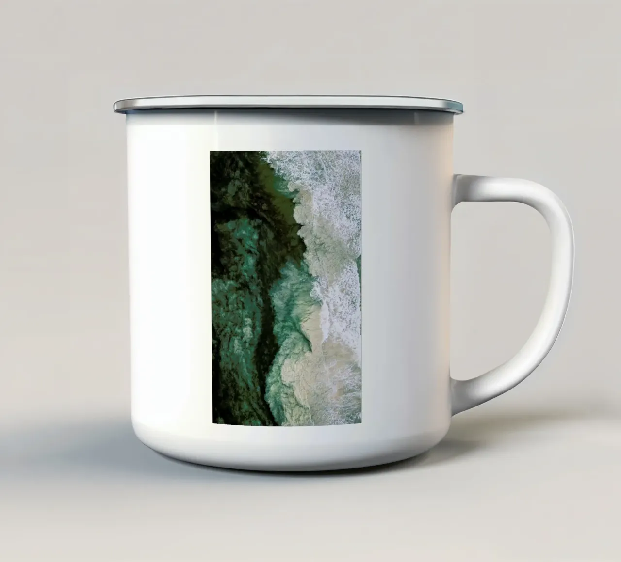 Deep tazza in smalto da ROBERTO H