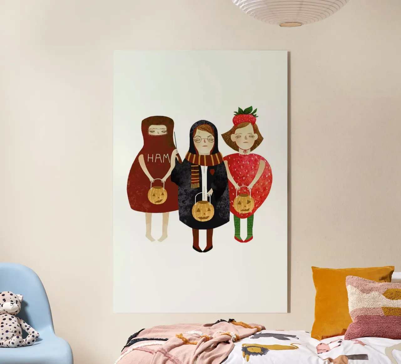 Halloween acrylic glass by Amalia Restrepo