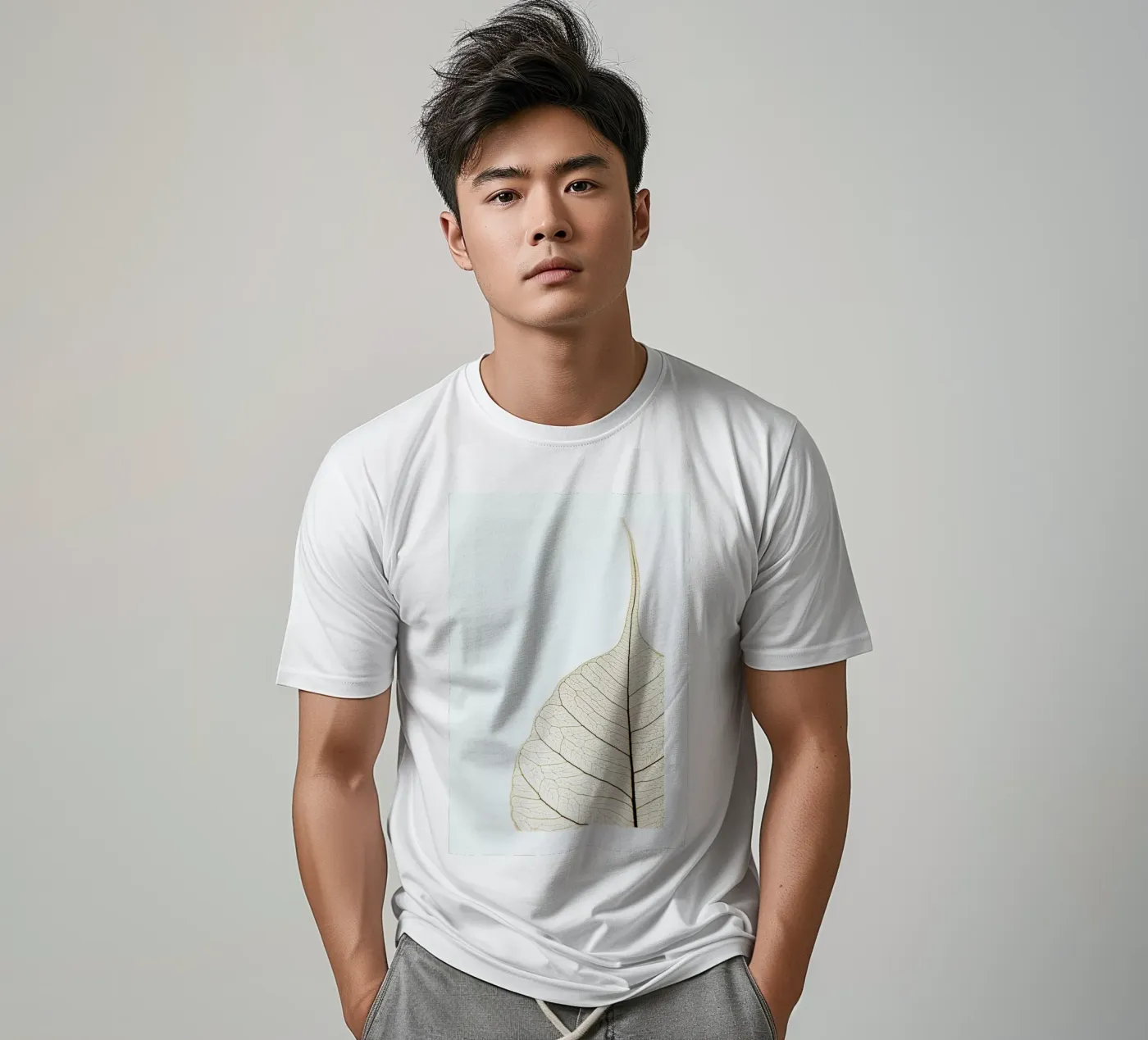 Translucent Leaf t-shirt da Flora & Fauna