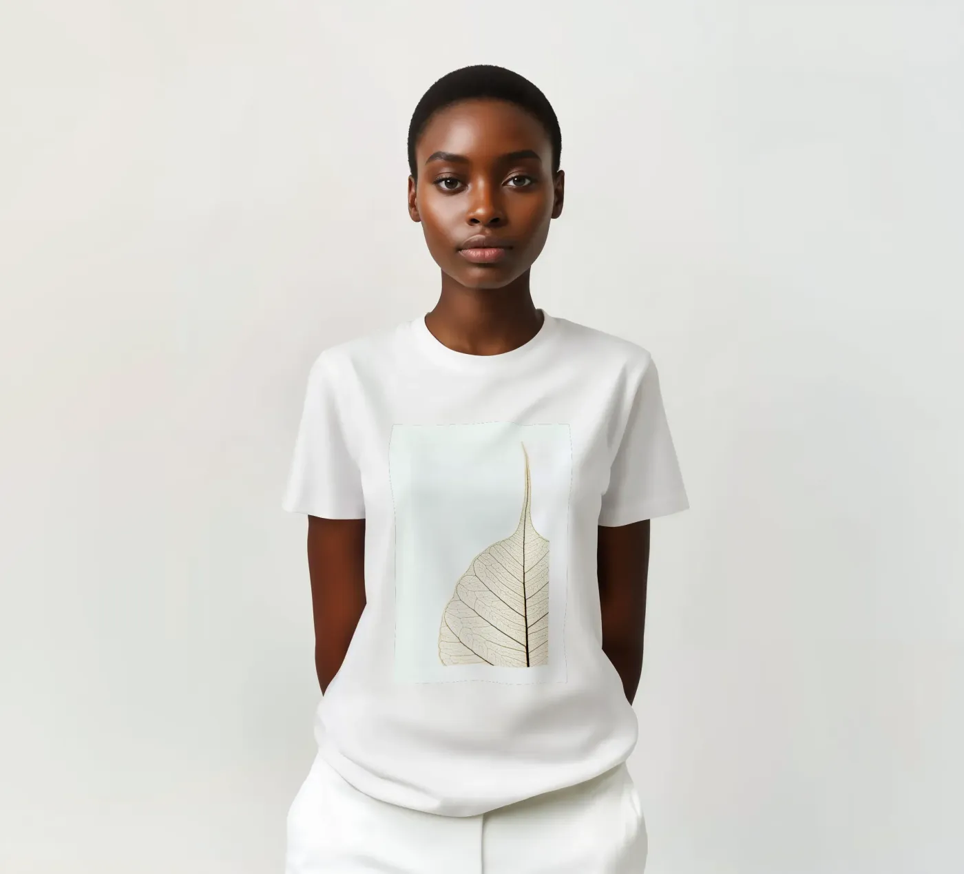 Translucent Leaf t-shirt van Flora & Fauna