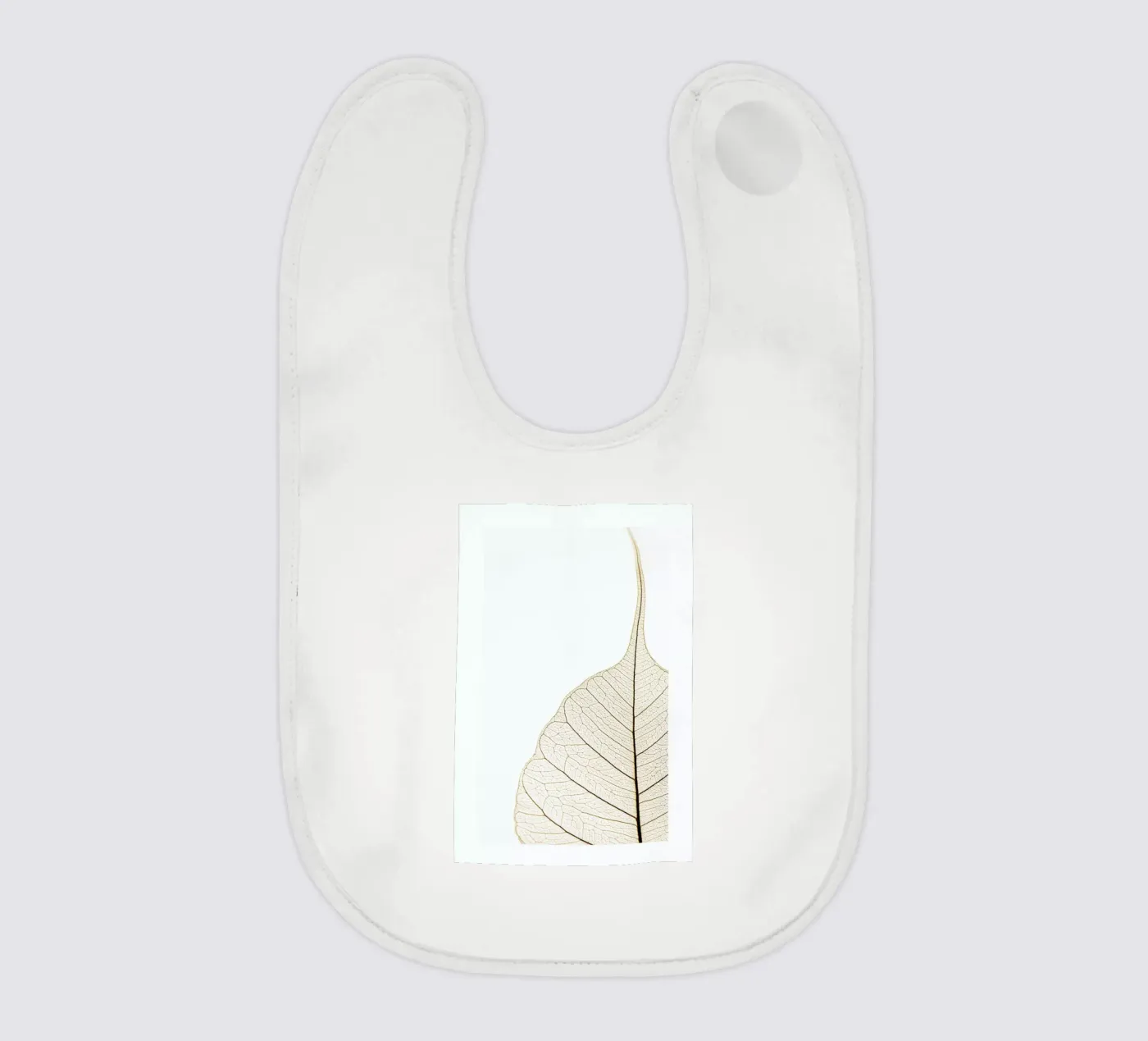 Translucent Leaf baby bib by Flora & Fauna