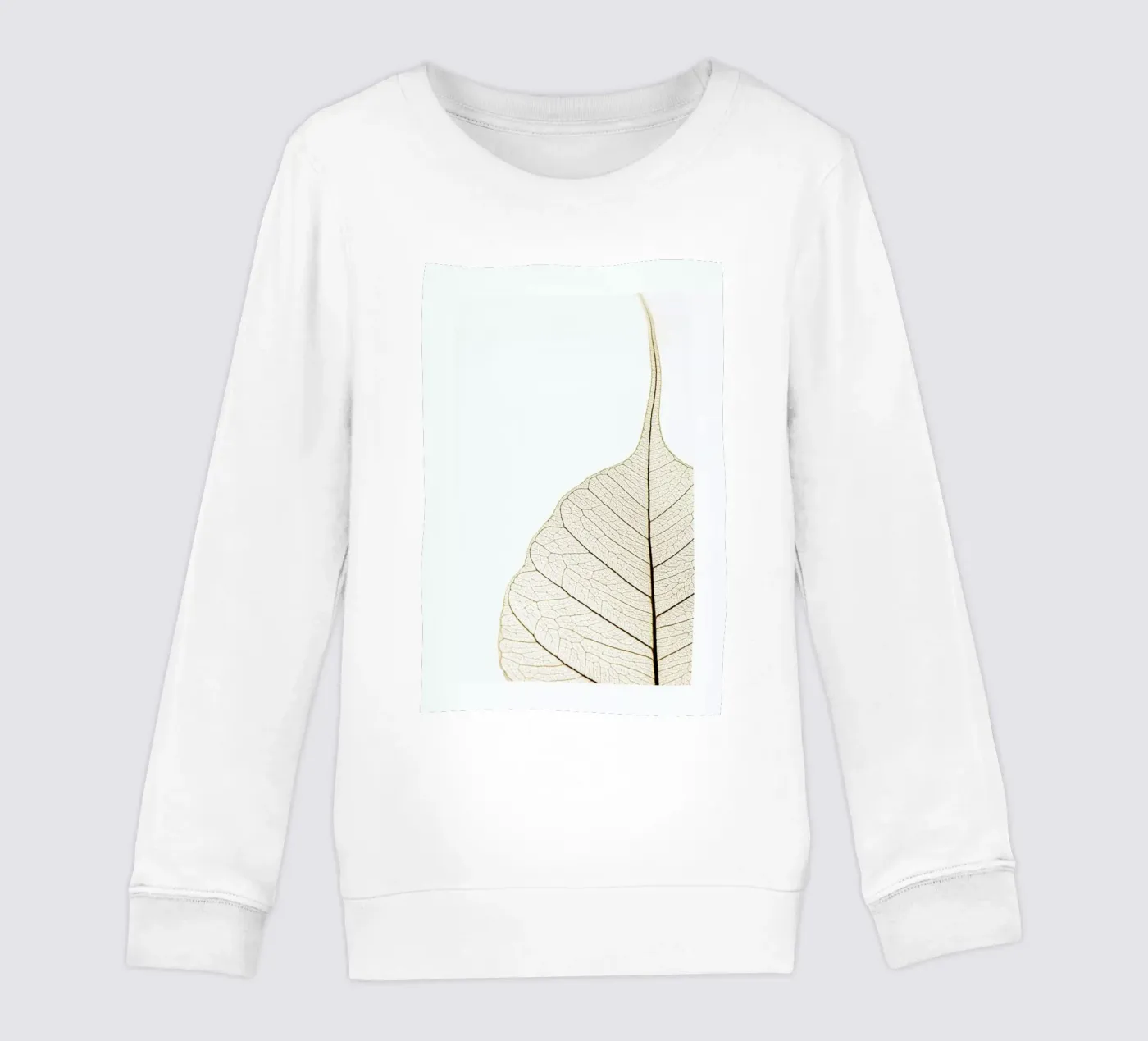 Translucent Leaf kinder sweatshirt van Flora & Fauna