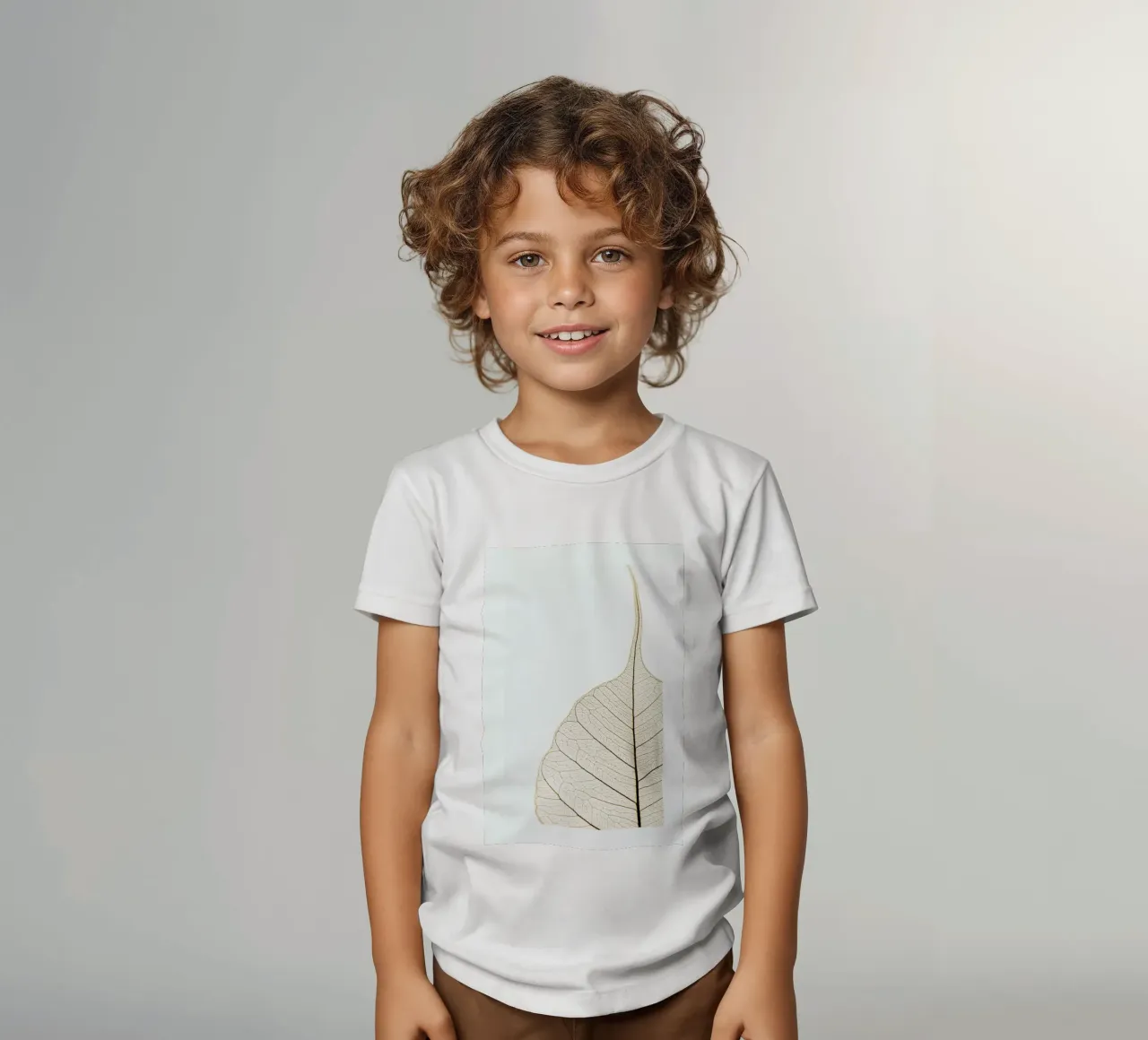 Translucent Leaf kinder t-shirt van Flora & Fauna