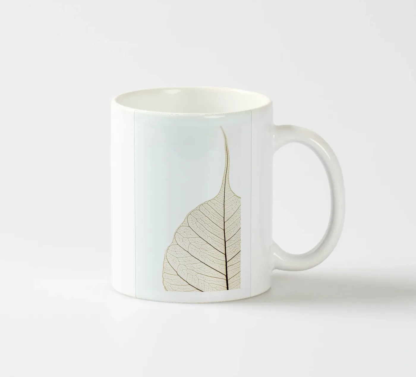 Translucent Leaf ceramic mug by Flora & Fauna