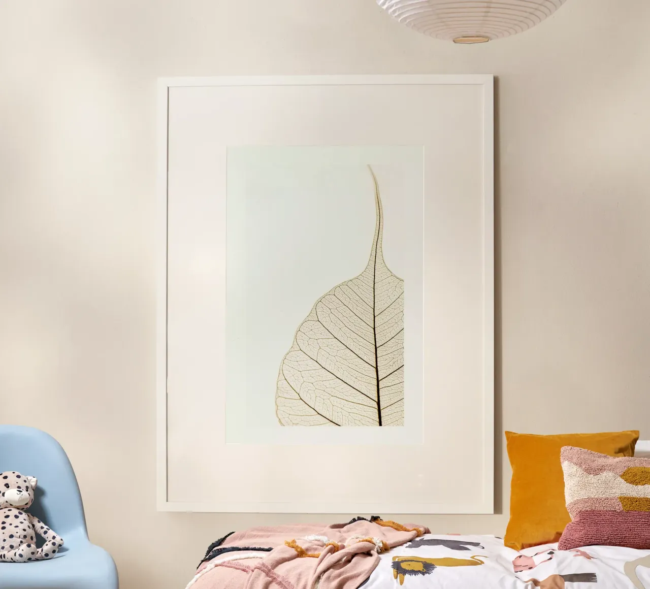 Translucent Leaf poster with aluminum frame by Flora & Fauna