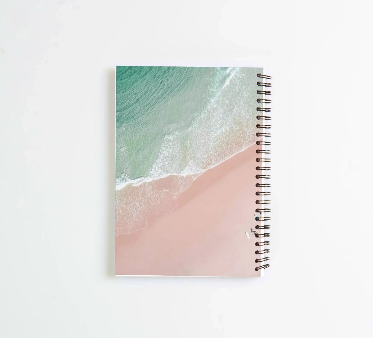 Aerial Beach - Ocean Surf Yoga Ringbuch von Ingrid Beddoes