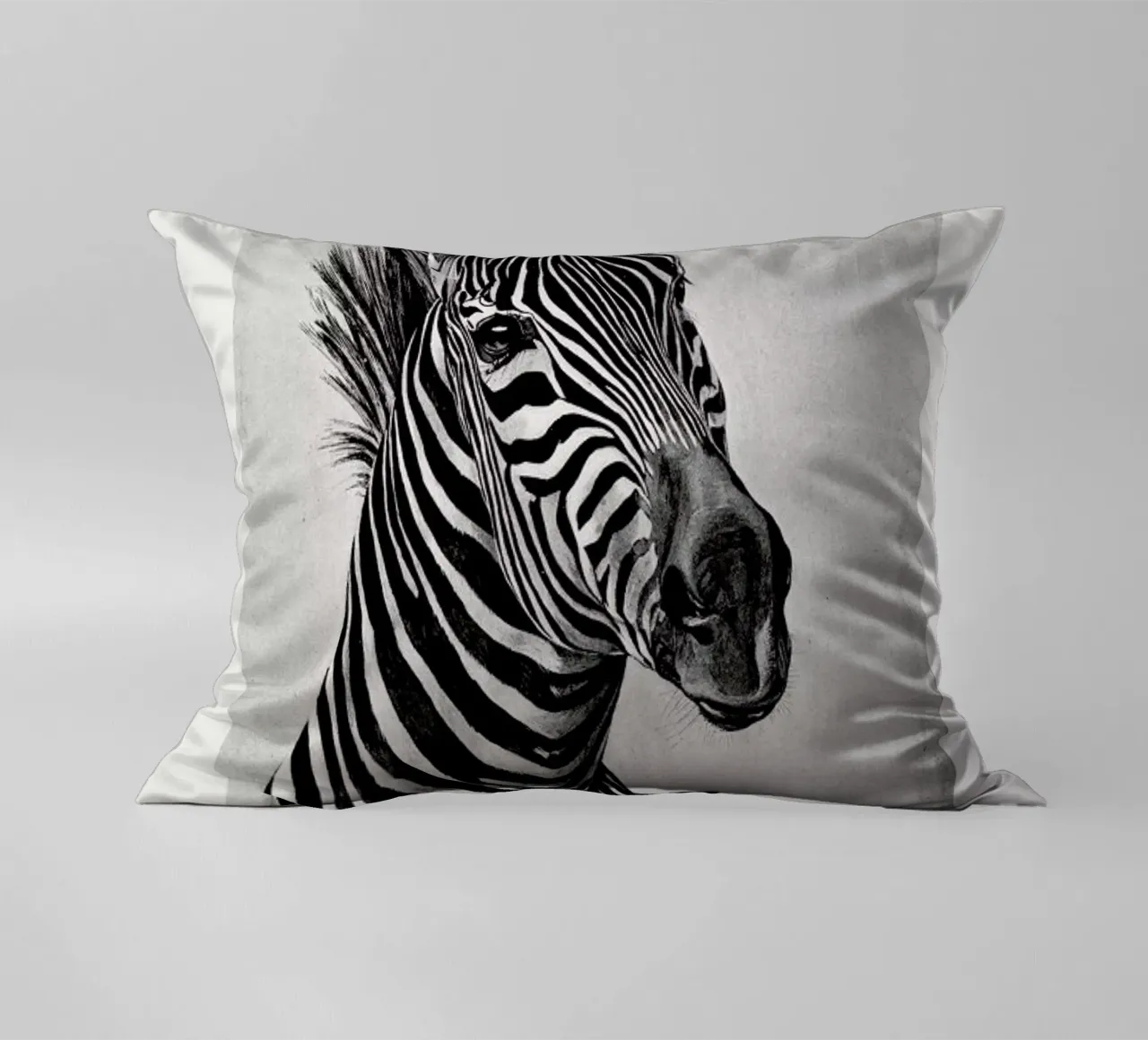 Zebra Portrait cuscino da Flora & Fauna