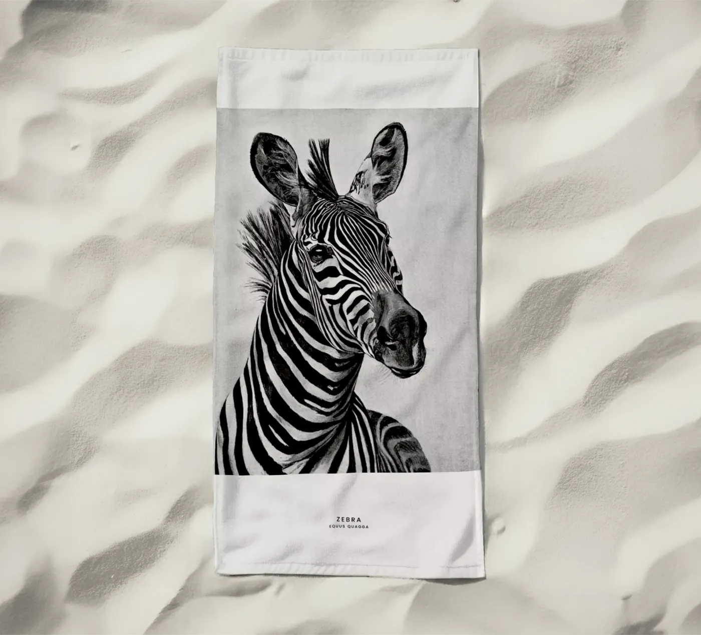 Zebra Portrait telo mare da Flora & Fauna