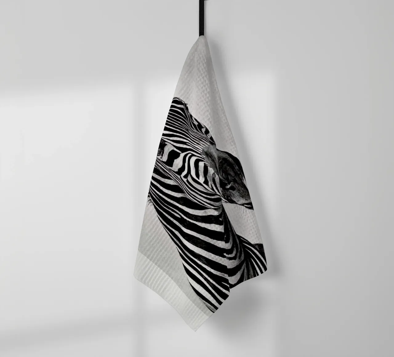 Zebra Portrait canovaccio da cucina da Flora & Fauna