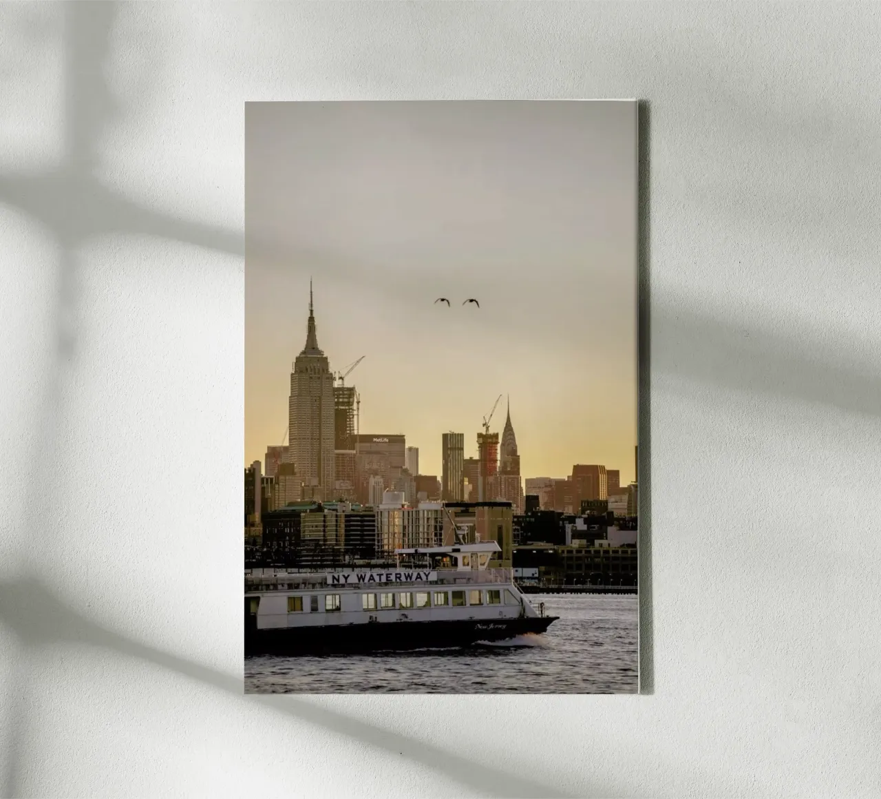 Manhattan Transfer tela con Cornice a cassetta da Cordula Schaefer