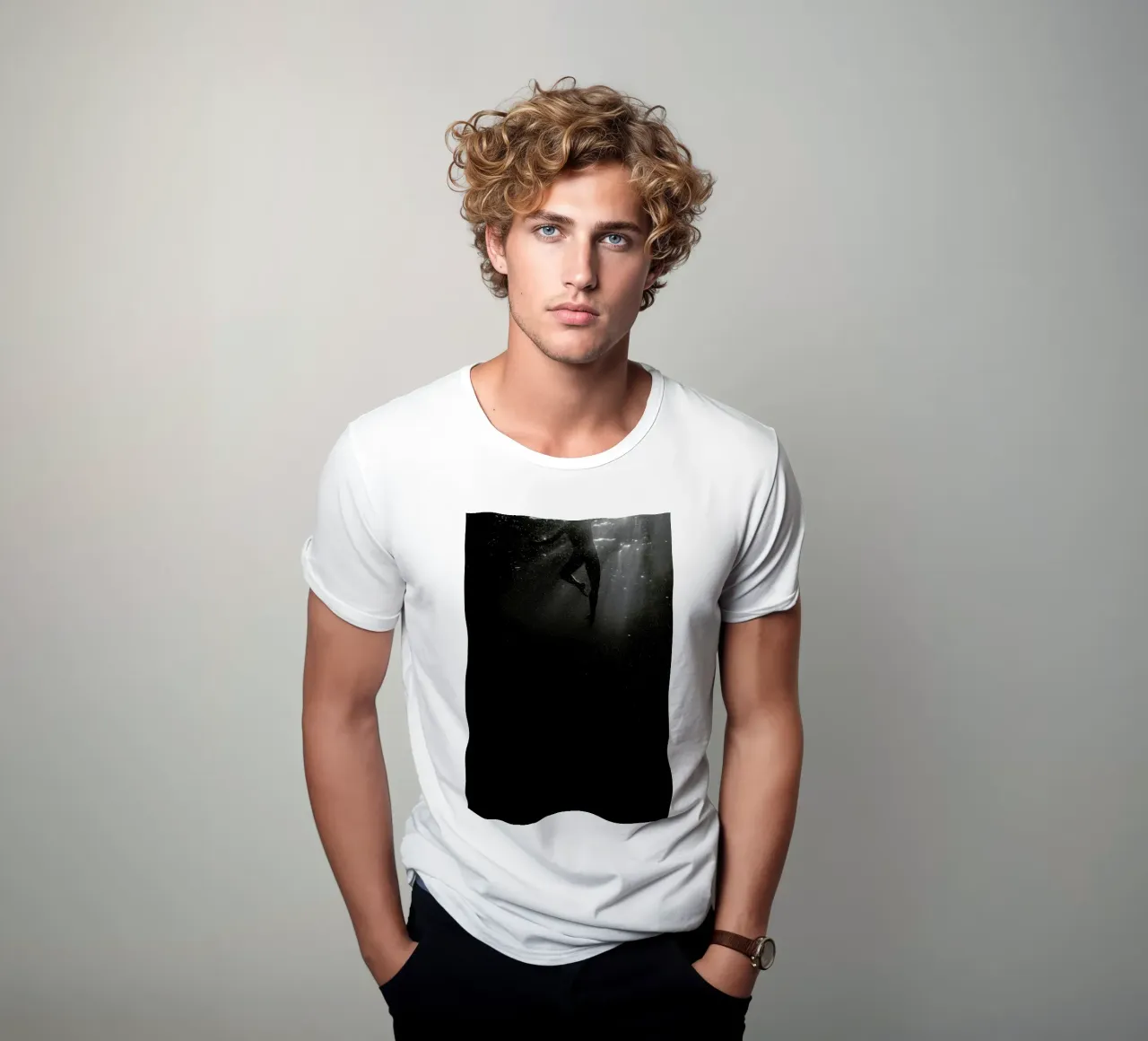 Staying Calm t-shirt da Chris Abatzis