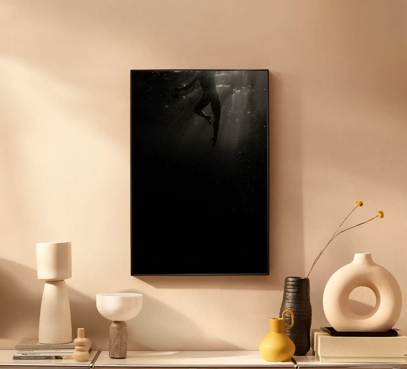 Staying Calm acrylic glass by Chris Abatzis