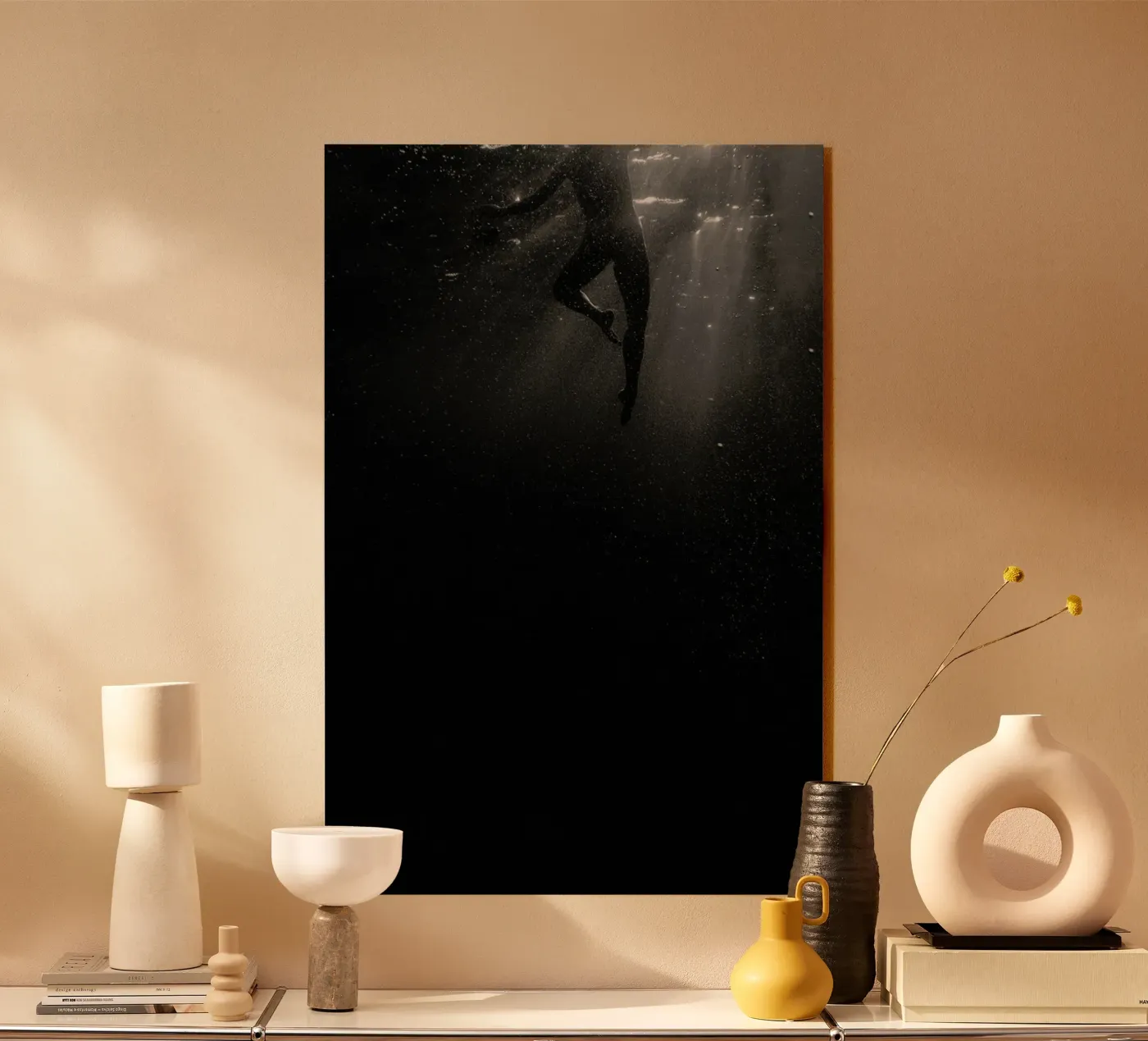 Staying Calm acrylic glass by Chris Abatzis