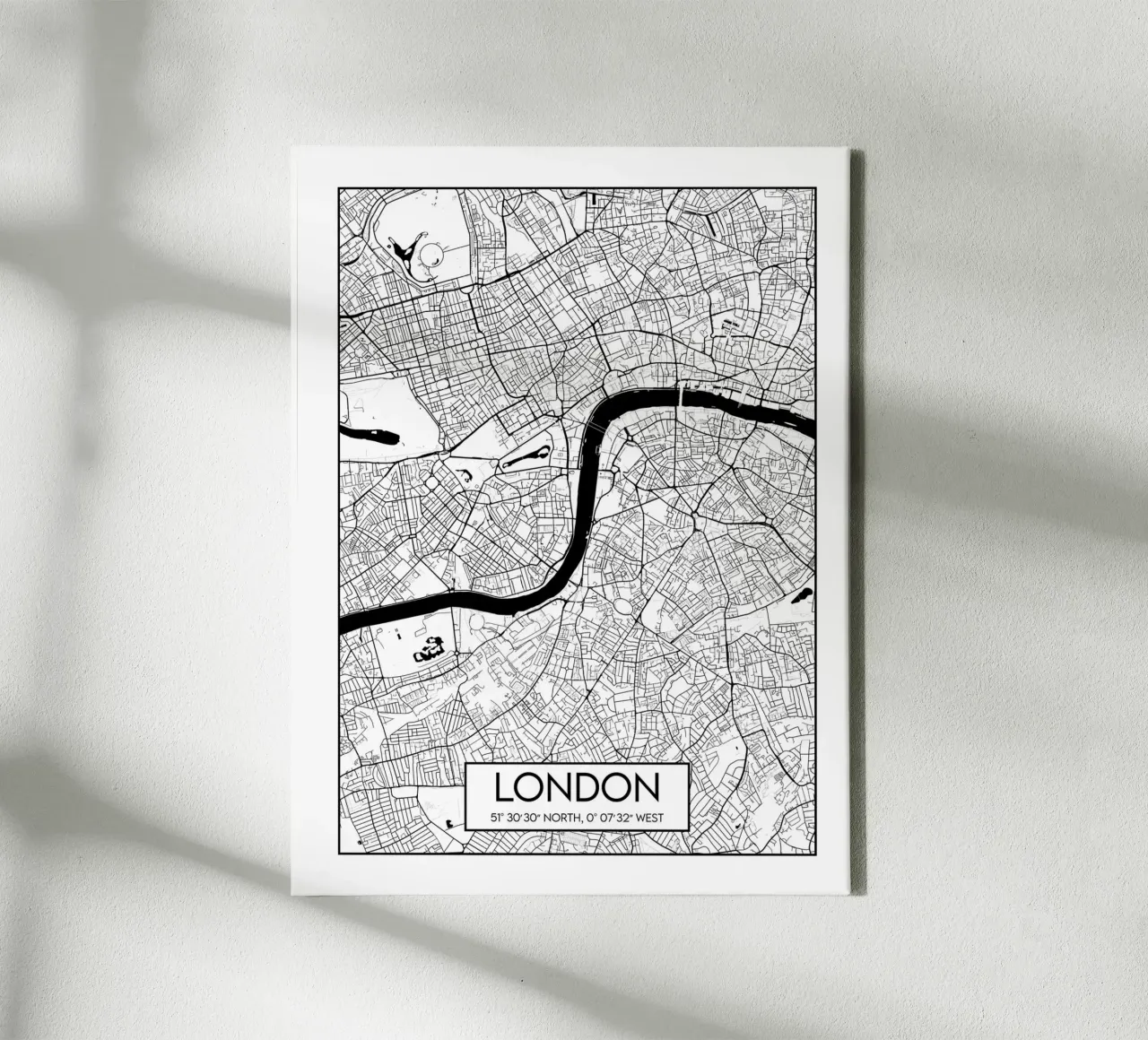 Progettare una Londra minimalista tela con Cornice a cassetta da Frame the World