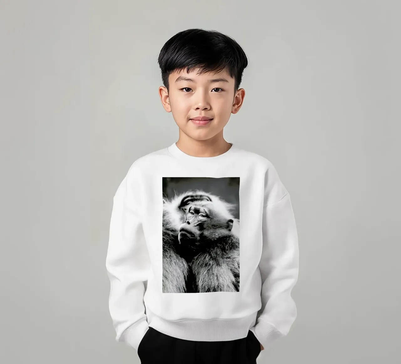 Monkey Business felpa bambino da Babett Schultze