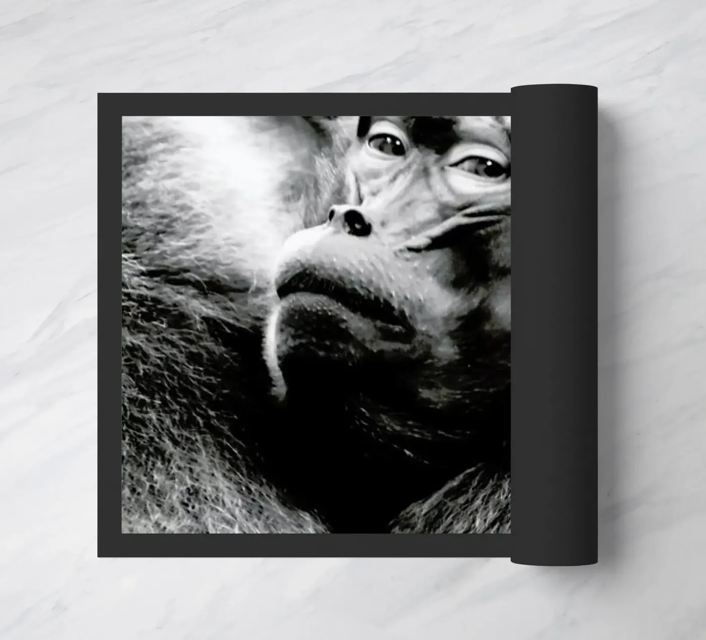 Monkey Business deurmat van Babett Schultze