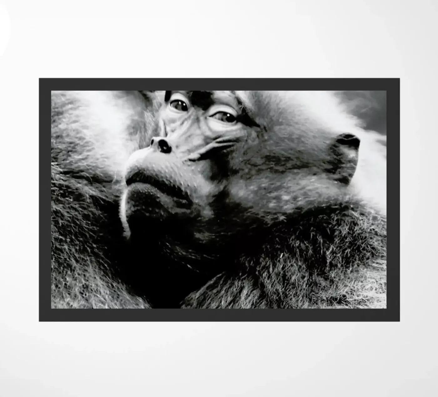 Monkey Business deurmat van Babett Schultze