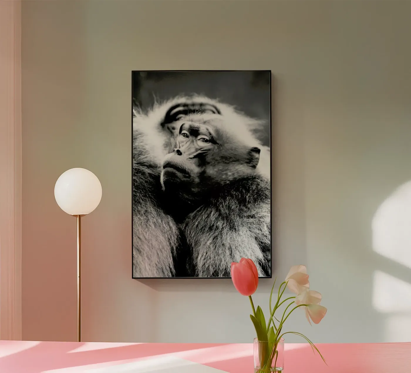 Monkey Business acryl van Babett Schultze