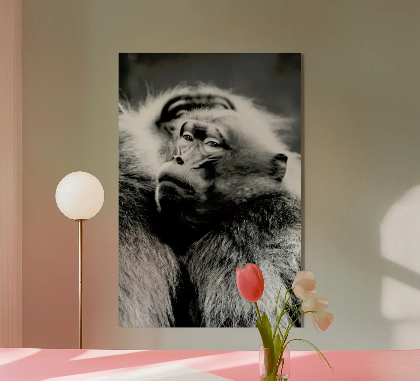 Monkey Business acryl van Babett Schultze
