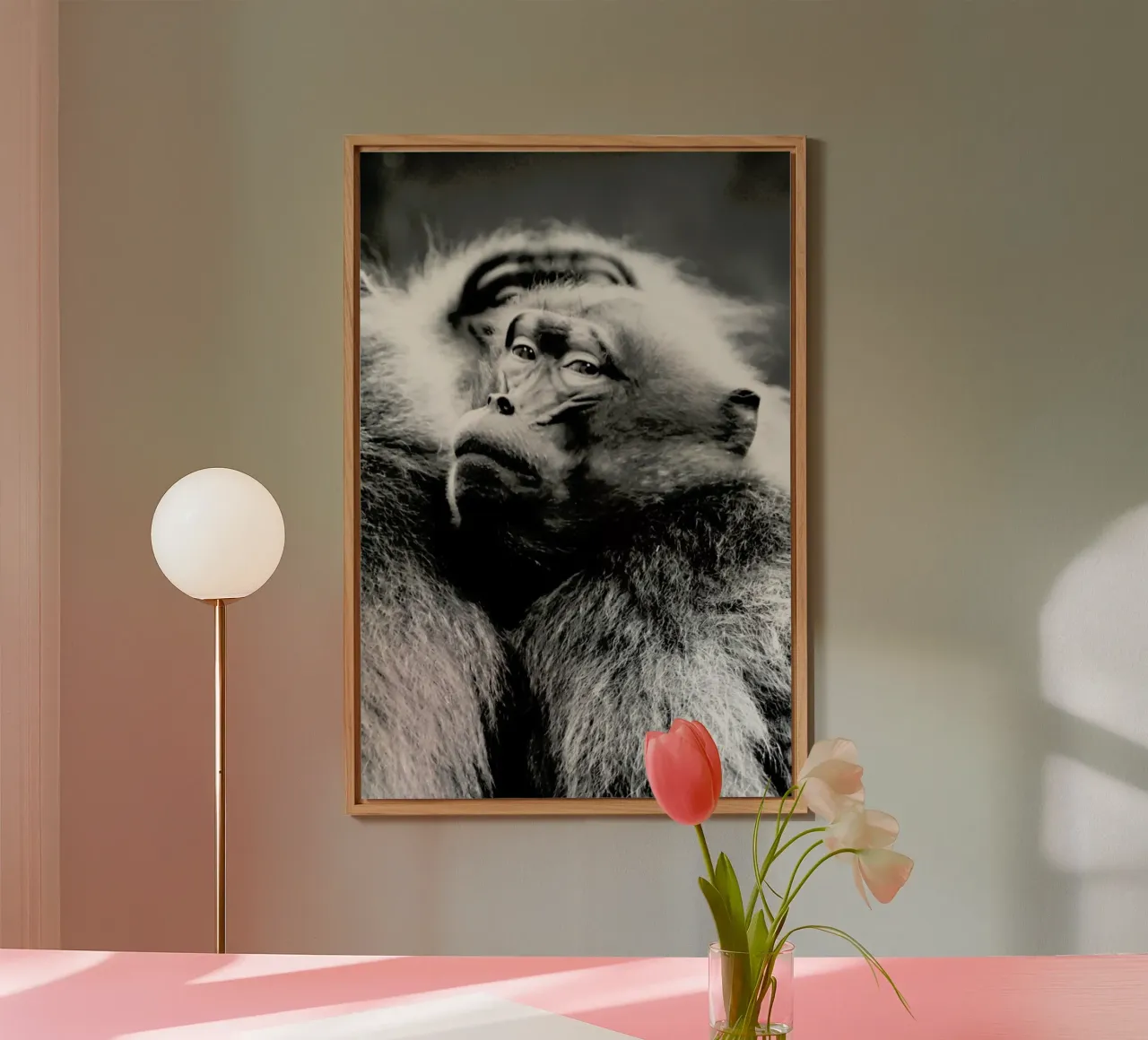 Monkey Business alluminio dibond da Babett Schultze