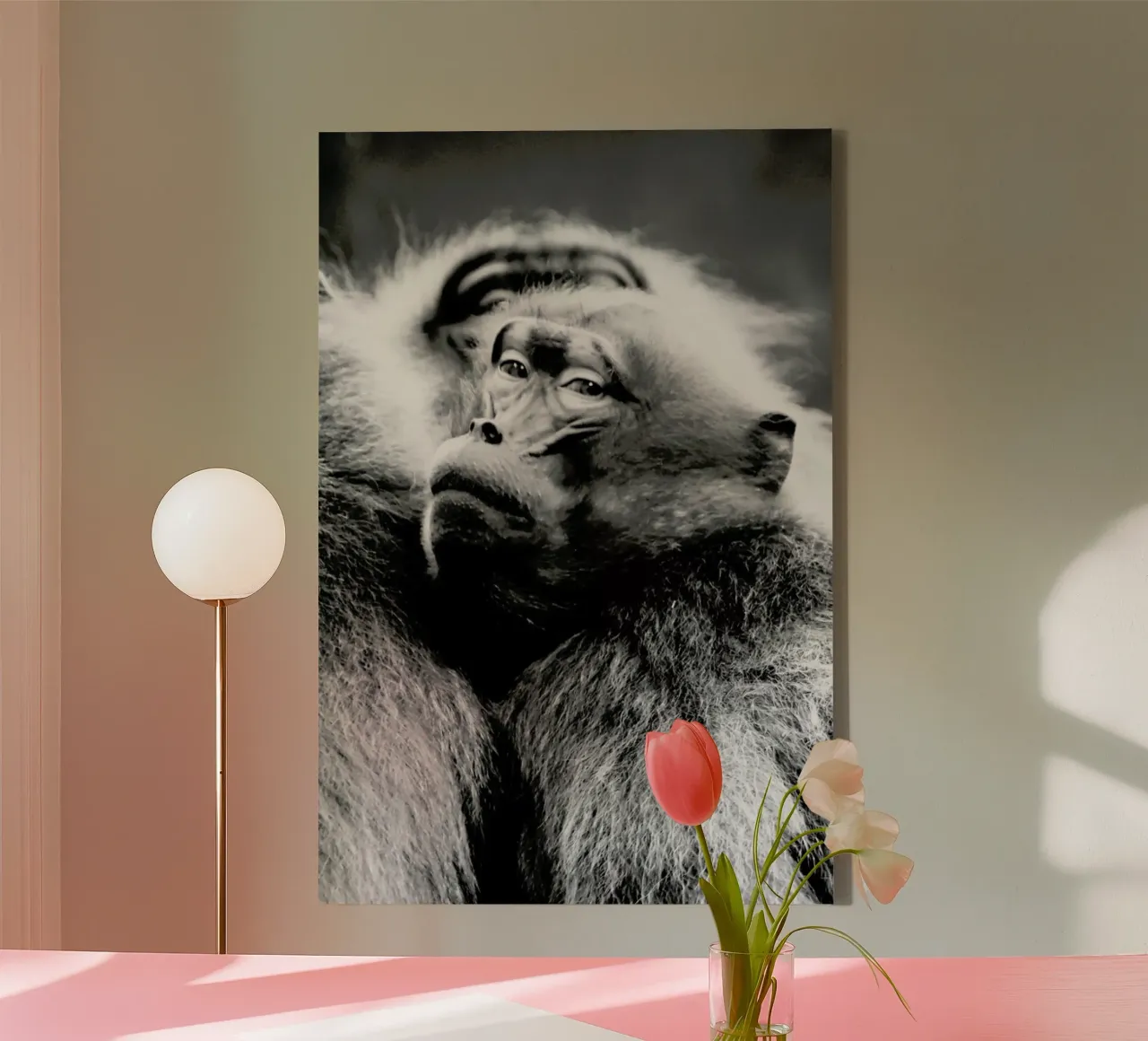 Monkey Business canvas by Babett Schultze