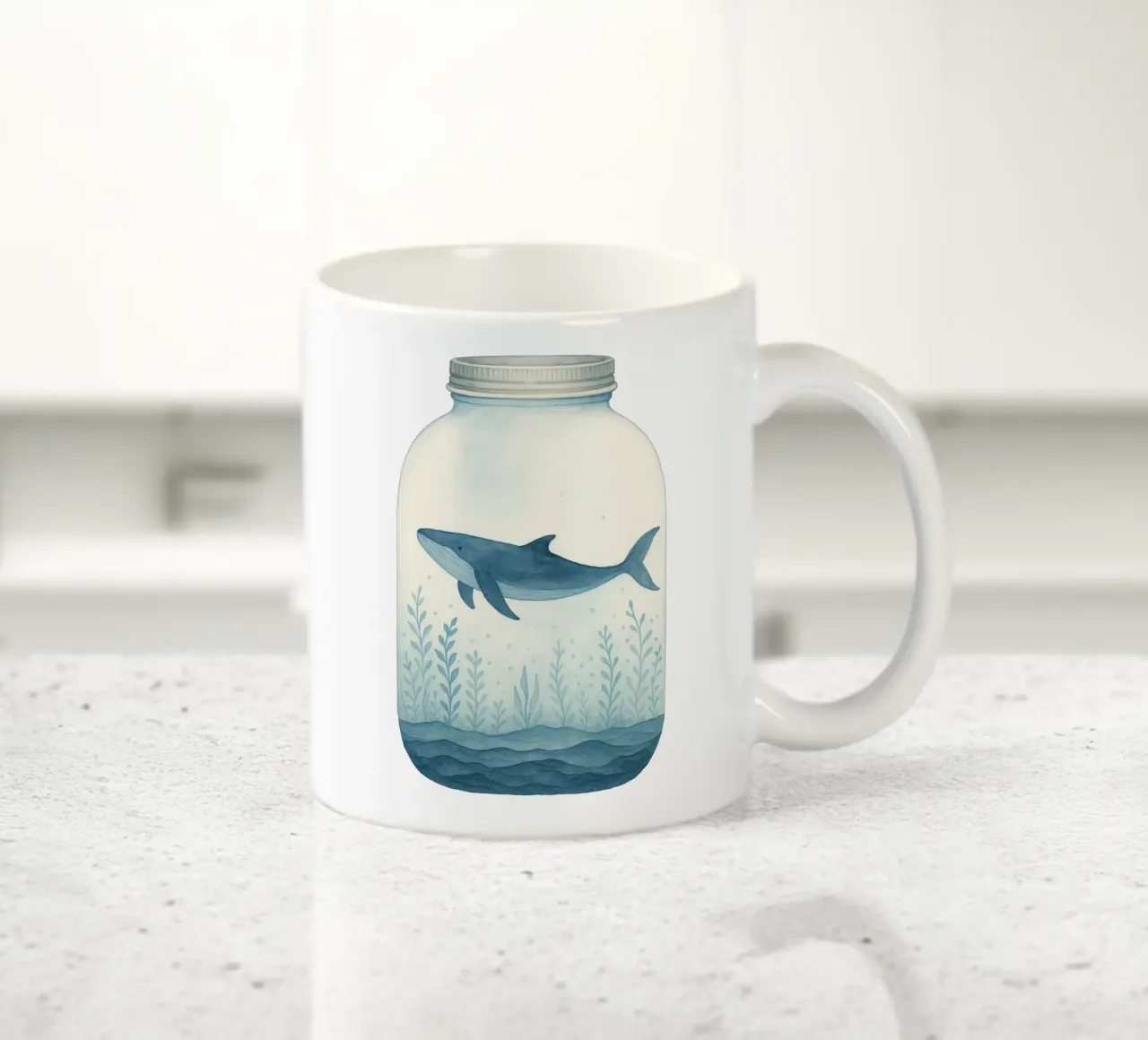 Piccolo oceano, grande cuore tazza in ceramica da KidzStudio