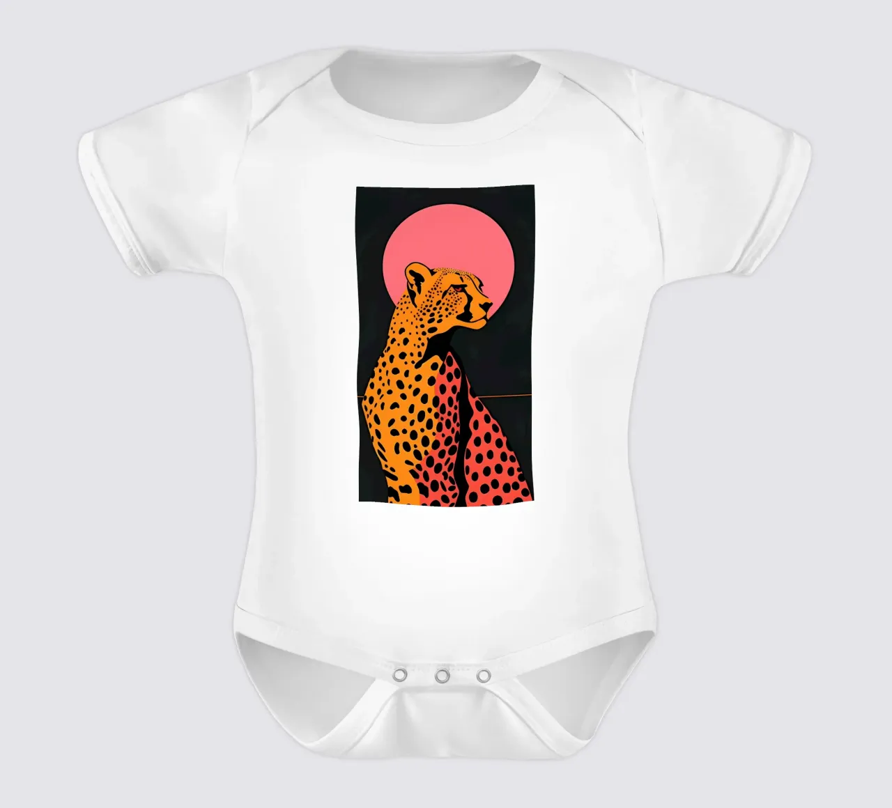 Minimalist Art Poster 457 Kurzarm Babybody von ahmiaLodri