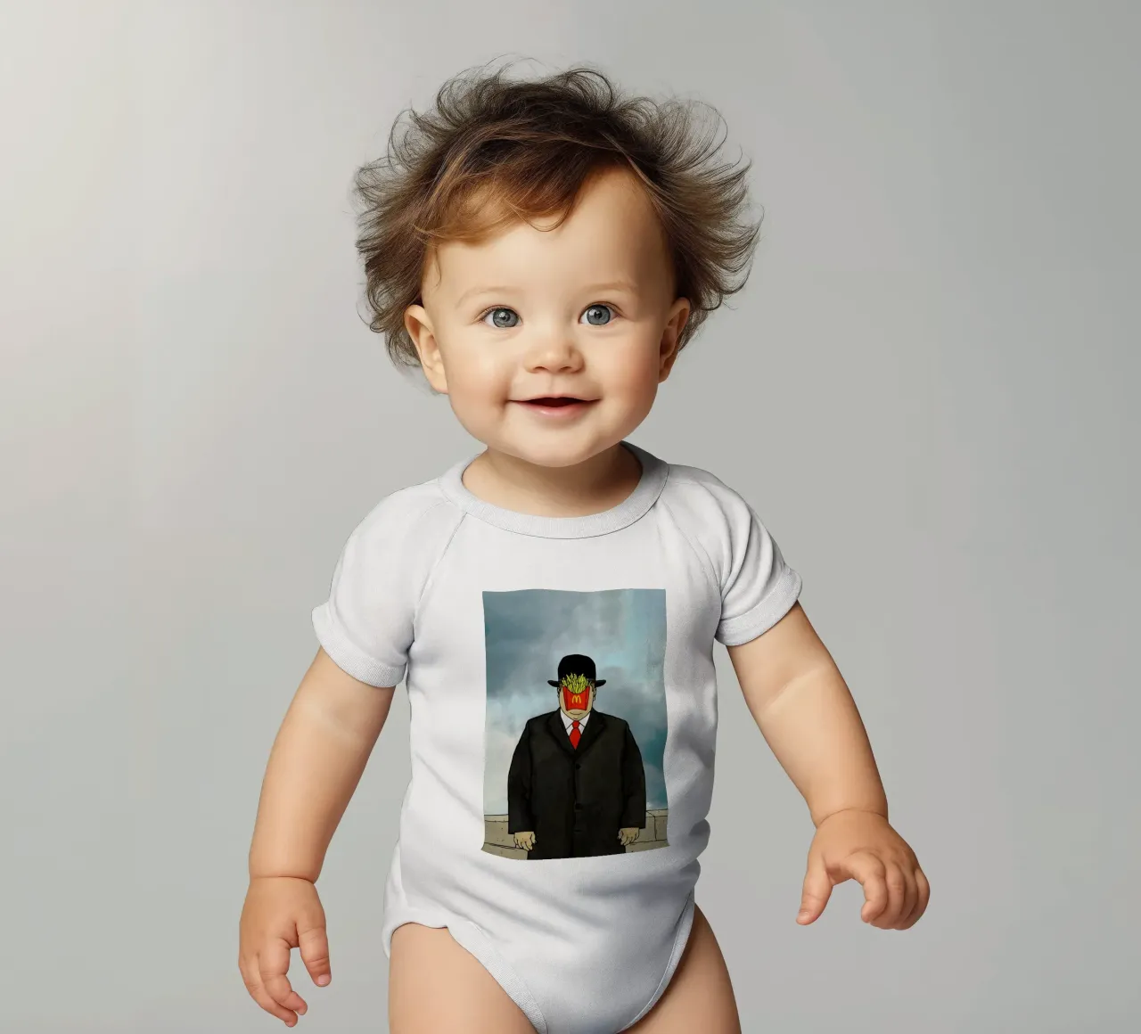 Millennial Masterpieces babyrompertje korte mouwen van Nick Cocozza