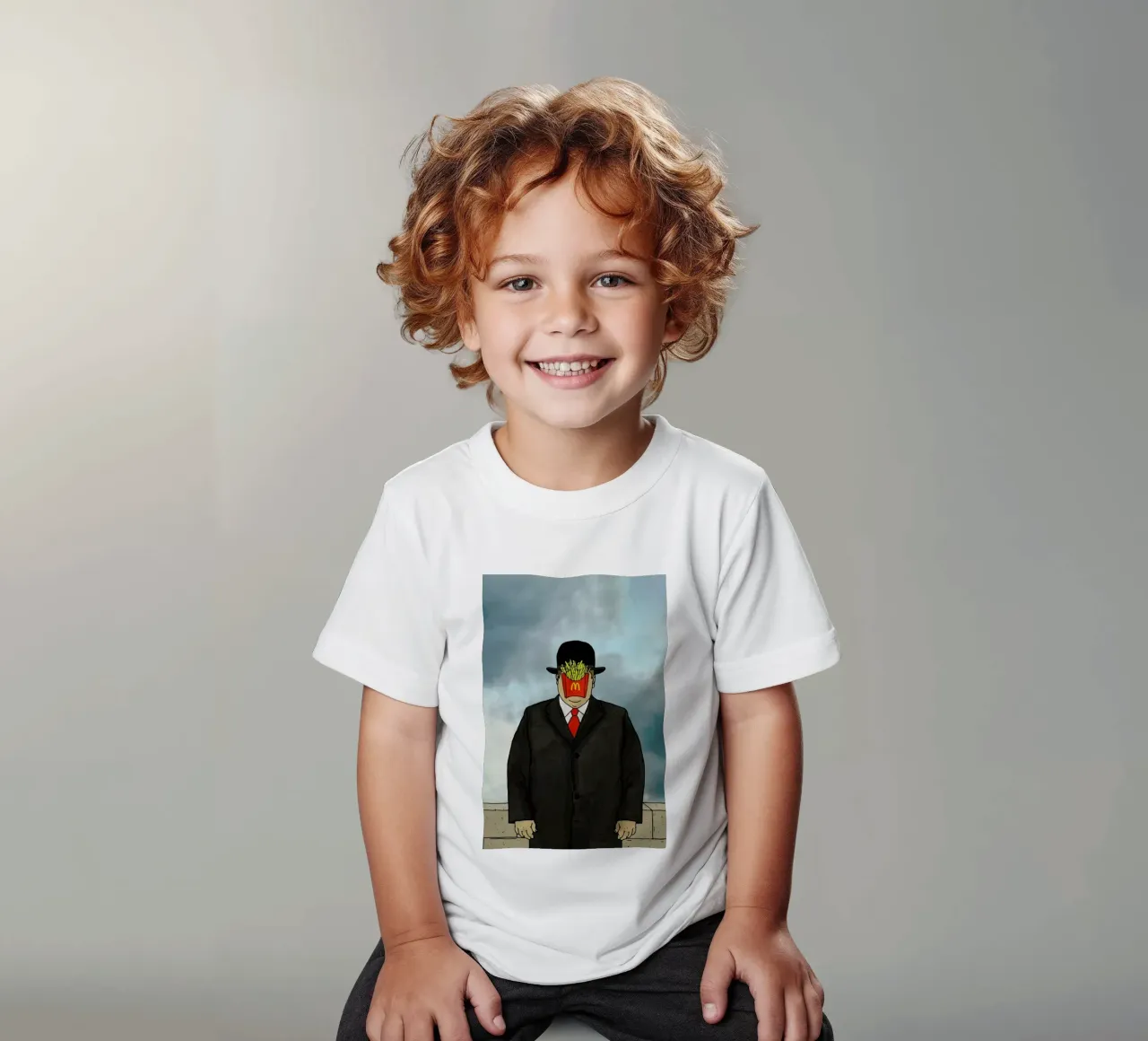 Millennial Masterpieces kids t-shirt by Nick Cocozza