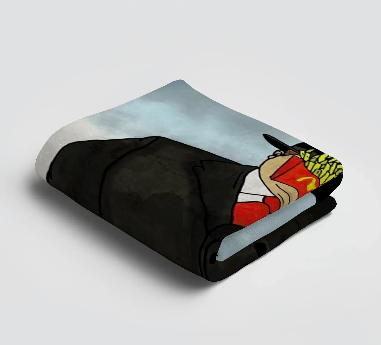 Millennial Masterpieces asciugamano da bagno da Nick Cocozza