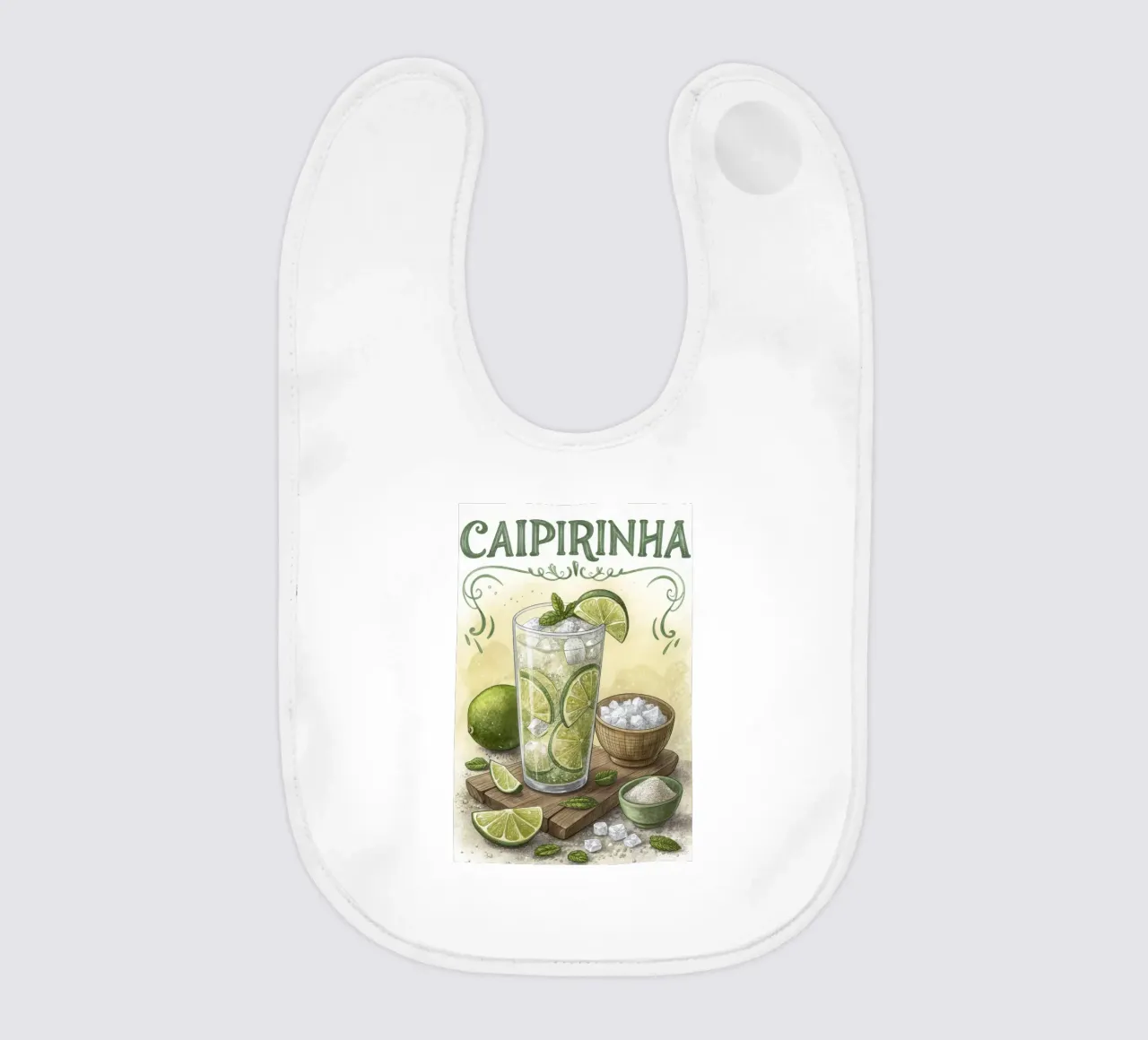 Poster retro Caipirinha bavaglino da 🎁 ARTVI-SHOP