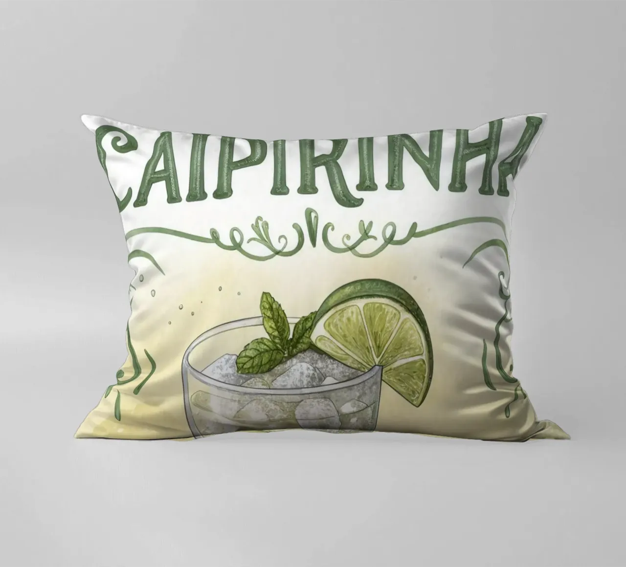 Poster retro Caipirinha cuscino da 🎁 ARTVI-SHOP