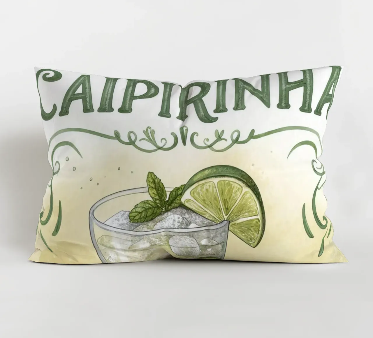 Poster retro Caipirinha cuscino da 🎁 ARTVI-SHOP
