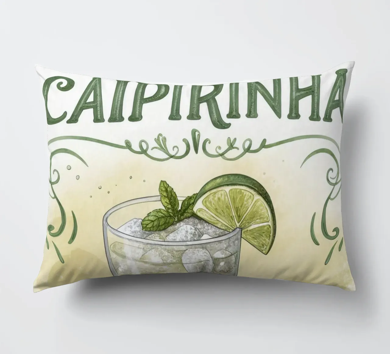 Poster retro Caipirinha cuscino da 🎁 ARTVI-SHOP
