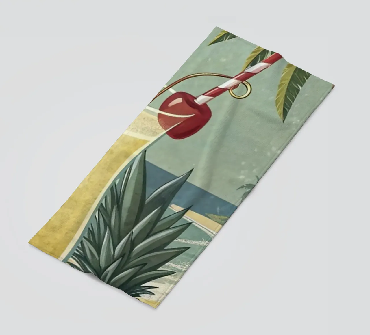 Poster retro Pina Colada telo mare da 🎁 ARTVI-SHOP