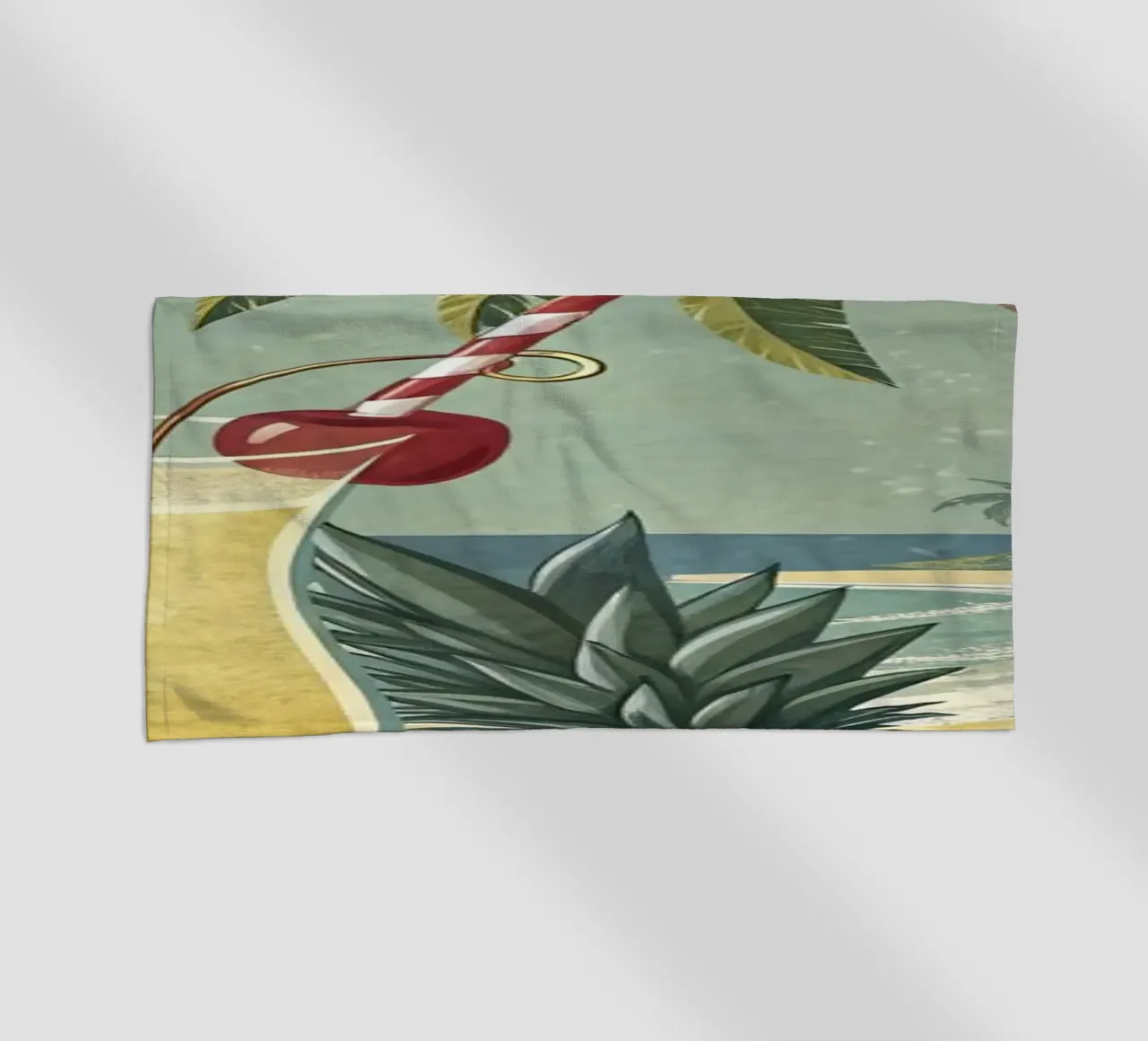 Poster retro Pina Colada telo mare da 🎁 ARTVI-SHOP