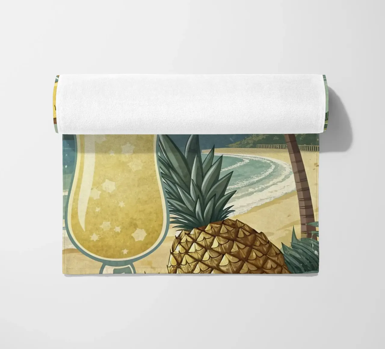 Poster retro Pina Colada telo mare da 🎁 ARTVI-SHOP